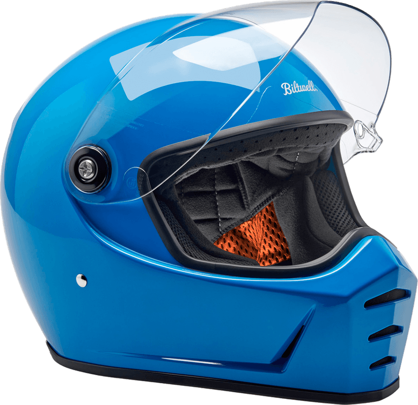 BILTWELL 0101-16698 Lane Splitter Helmet - Gloss Tahoe Blue - XS — image 11 of 11