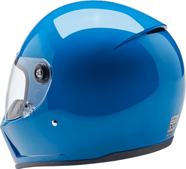 BILTWELL 0101-16698 Lane Splitter Helmet - Gloss Tahoe Blue - XS — image 3 of 11