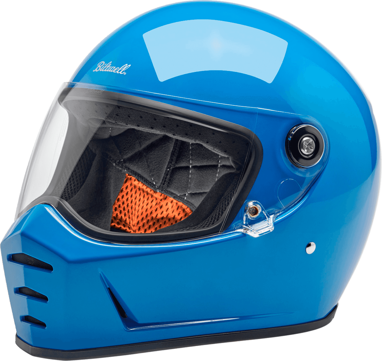 BILTWELL 0101-16699 Lane Splitter Helmet - Gloss Tahoe Blue - Small