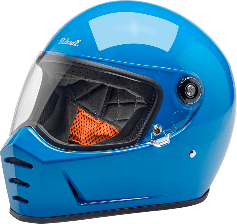 BILTWELL 0101-16703 Lane Splitter Helmet - Gloss Tahoe Blue - 2XL — image 1 of 11