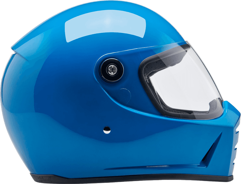 BILTWELL 0101-16703 Lane Splitter Helmet - Gloss Tahoe Blue - 2XL — image 7 of 11