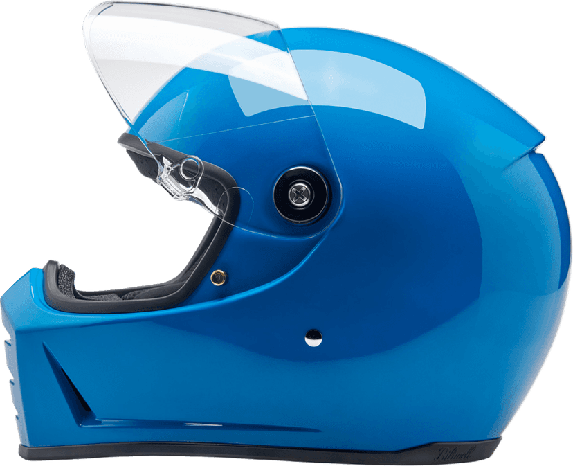 BILTWELL 0101-16703 Lane Splitter Helmet - Gloss Tahoe Blue - 2XL — image 11 of 11