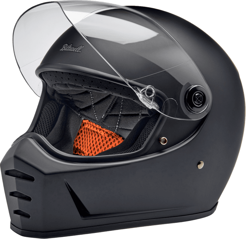 BILTWELL 0101-16712 Lane Splitter Helmet - Flat Black - Medium — image 8 of 11