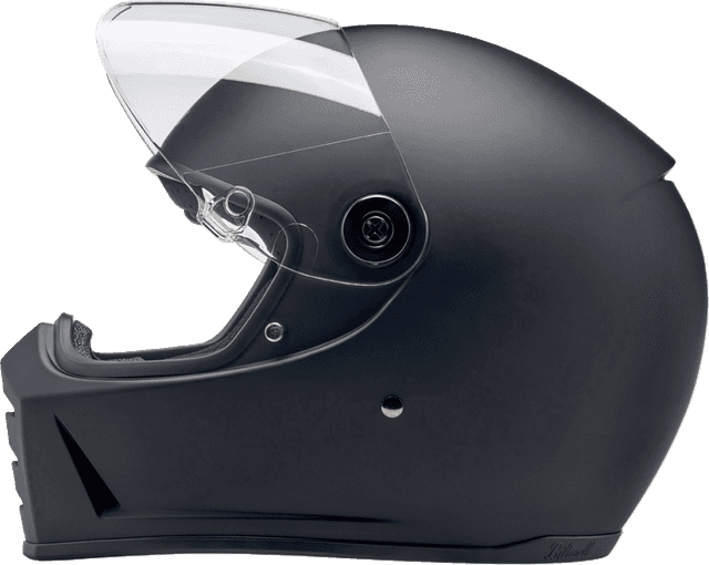 BILTWELL 0101-16713 Lane Splitter Helmet - Flat Black - Large — image 7 of 11