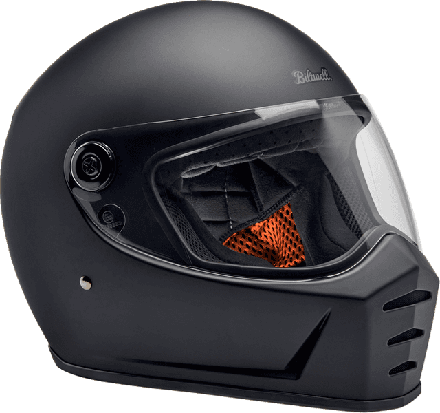 BILTWELL 0101-16714 Lane Splitter Helmet - Flat Black - XL — image 4 of 11
