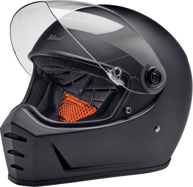 BILTWELL 0101-16714 Lane Splitter Helmet - Flat Black - XL — image 8 of 11