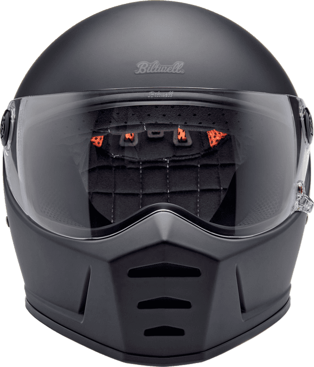 BILTWELL 0101-16714 Lane Splitter Helmet - Flat Black - XL — image 3 of 11