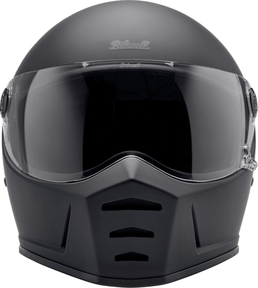 BILTWELL 0101-16715 Lane Splitter Helmet - Flat Black - 2XL — image 5 of 11