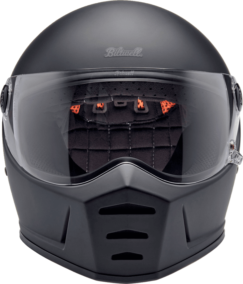 BILTWELL 0101-16715 Lane Splitter Helmet - Flat Black - 2XL — image 3 of 11