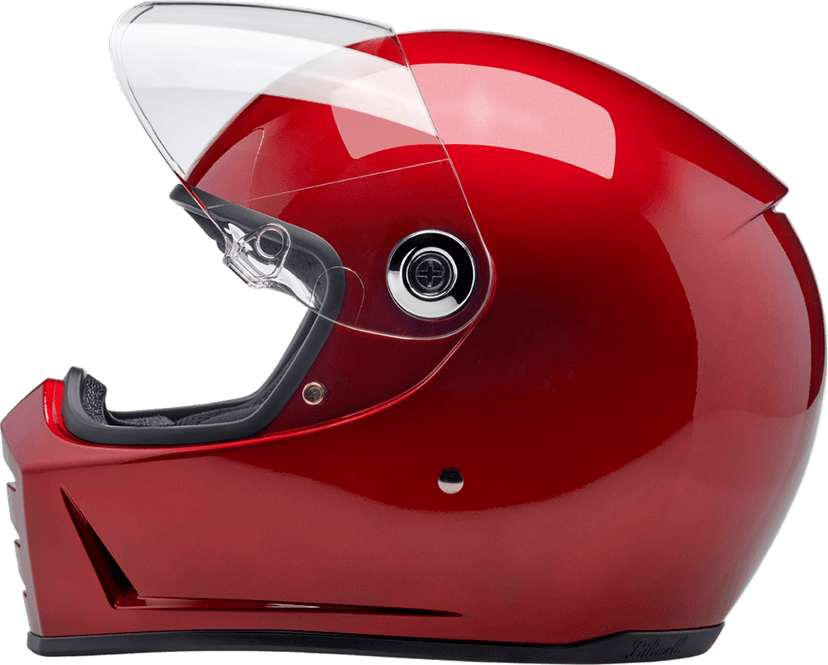 BILTWELL 0101-16716 Lane Splitter Helmet - Metallic Cherry Red - XS — image 9 of 11