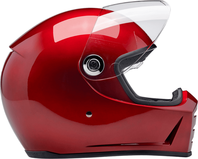 BILTWELL 0101-16718 Lane Splitter Helmet - Metallic Cherry Red - Medium — image 9 of 11