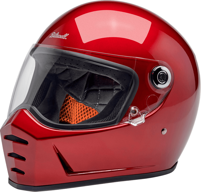 BILTWELL 0101-16718 Lane Splitter Helmet - Metallic Cherry Red - Medium — image 1 of 11