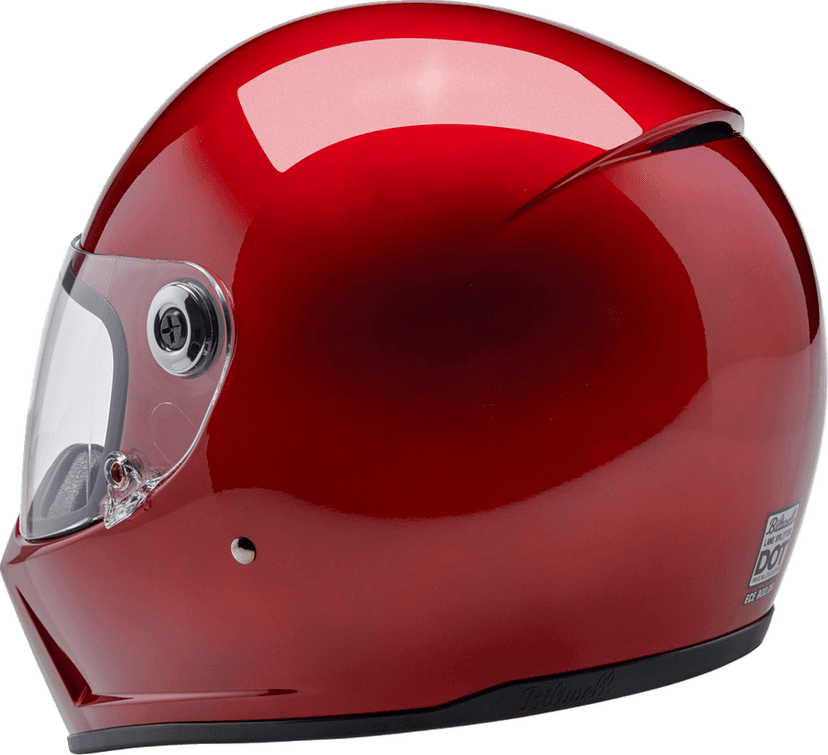 BILTWELL 0101-16718 Lane Splitter Helmet - Metallic Cherry Red - Medium — image 6 of 11