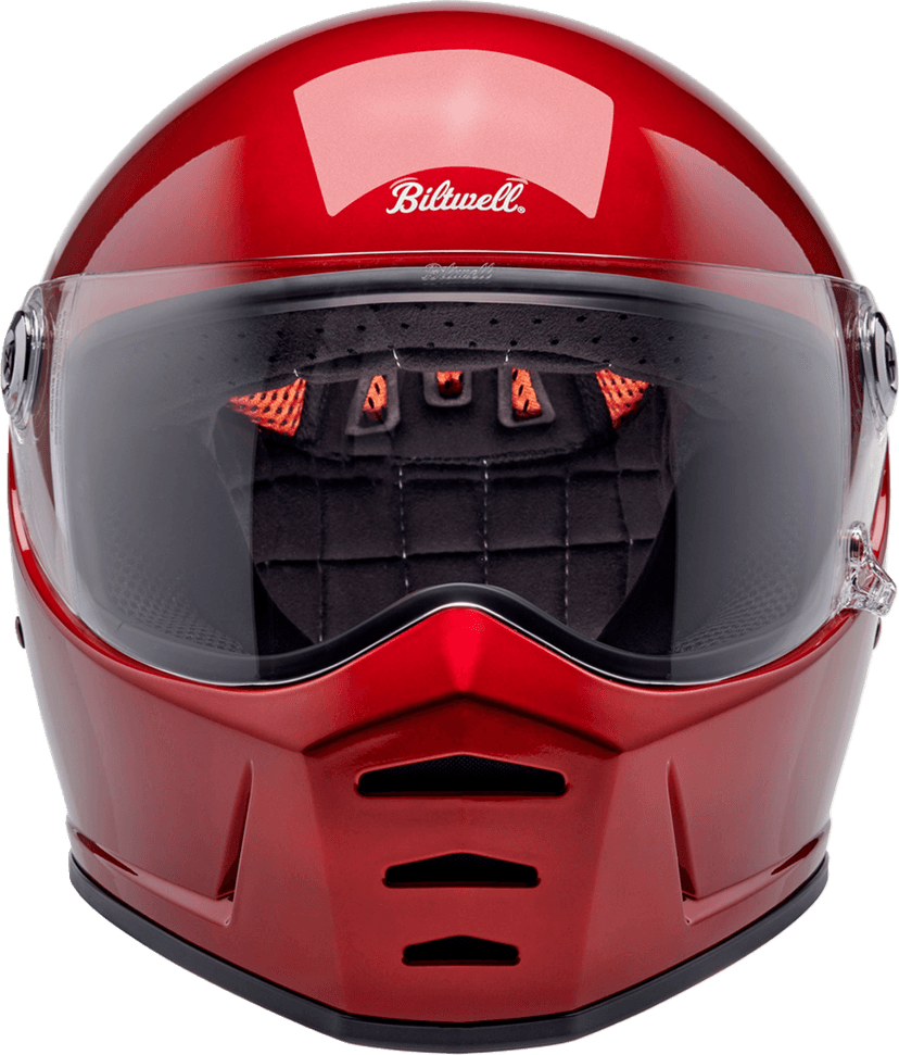 BILTWELL 0101-16720 Lane Splitter Helmet - Metallic Cherry Red - XL — image 8 of 11