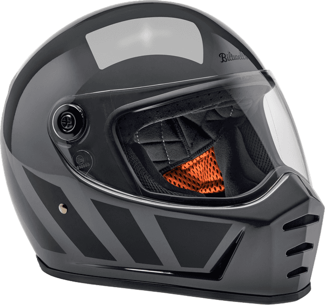 BILTWELL 0101-16722 Lane Splitter Helmet - Storm Gray Inertia - XS — image 5 of 10