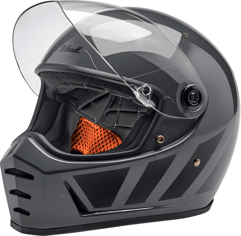 BILTWELL 0101-16723 Lane Splitter Helmet - Storm Gray Inertia - Small — image 6 of 10