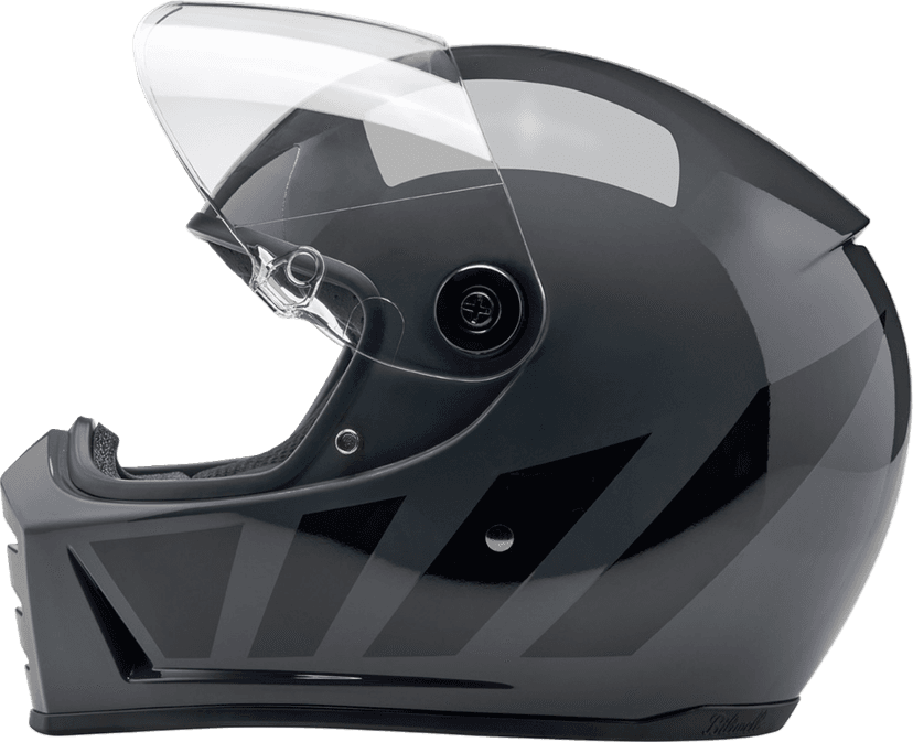 BILTWELL 0101-16723 Lane Splitter Helmet - Storm Gray Inertia - Small — image 7 of 10