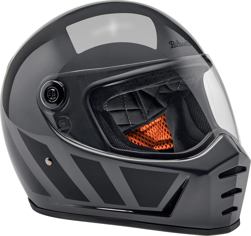 BILTWELL 0101-16723 Lane Splitter Helmet - Storm Gray Inertia - Small — image 2 of 10