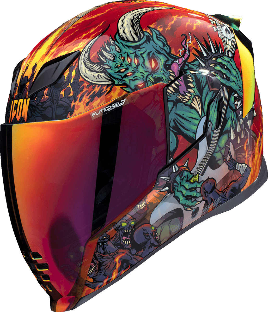ICON 0101-16927 Airflite™ Helmet - Blegh - MIPS® - Red - 2XL