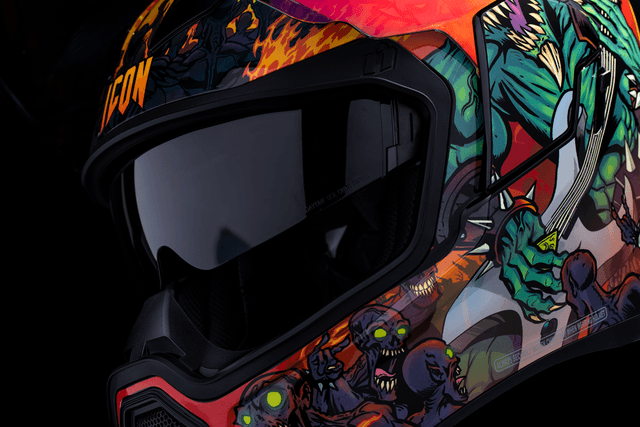 ICON 0101-16927 Airflite™ Helmet - Blegh - MIPS® - Red - 2XL — image 8 of 11