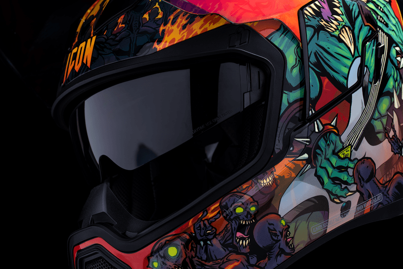 ICON 0101-16927 Airflite™ Helmet - Blegh - MIPS® - Red - 2XL — image 8 of 11