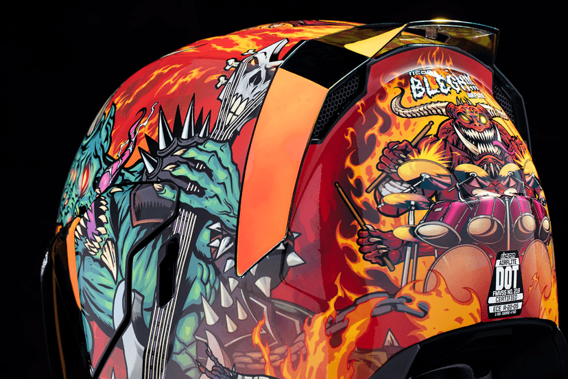 ICON 0101-16927 Airflite™ Helmet - Blegh - MIPS® - Red - 2XL — image 5 of 11