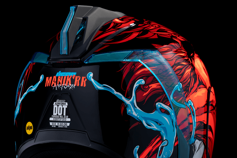 ICON 0101-16937 Airform™ Helmet - Manik'RR - MIPS® - Red - 2XL — image 9 of 10