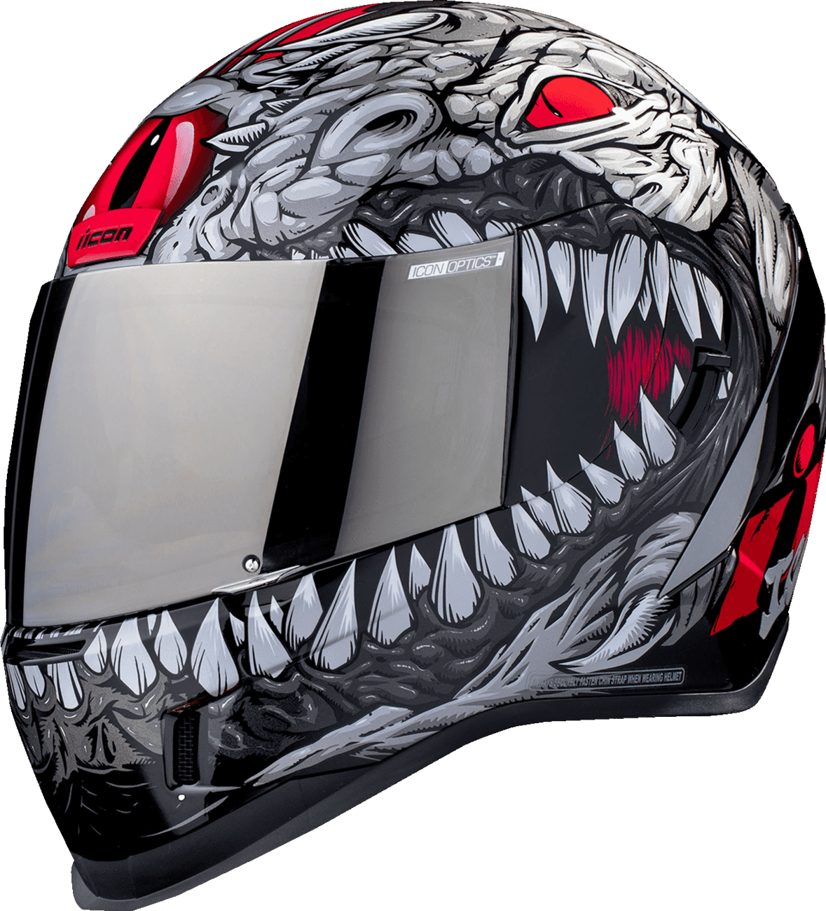 ICON 0101-16957 Airform™ Helmet - Kryola Kreep - MIPS® - Silver - XL