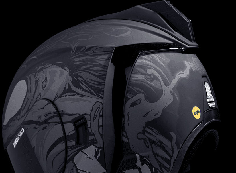 ICON 0101-17003 Airform™ Helmet - Manik'RR - MIPS® - Dark Black - XS — image 7 of 11