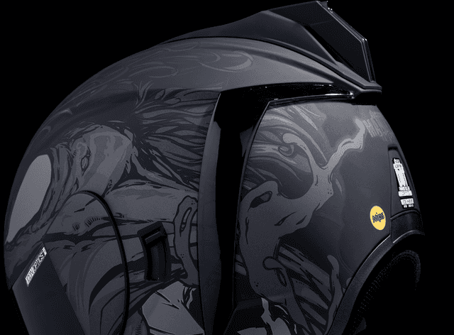 ICON 0101-17006 Airform™ Helmet - Manik'RR - MIPS® - Dark Black - Large — image 8 of 11