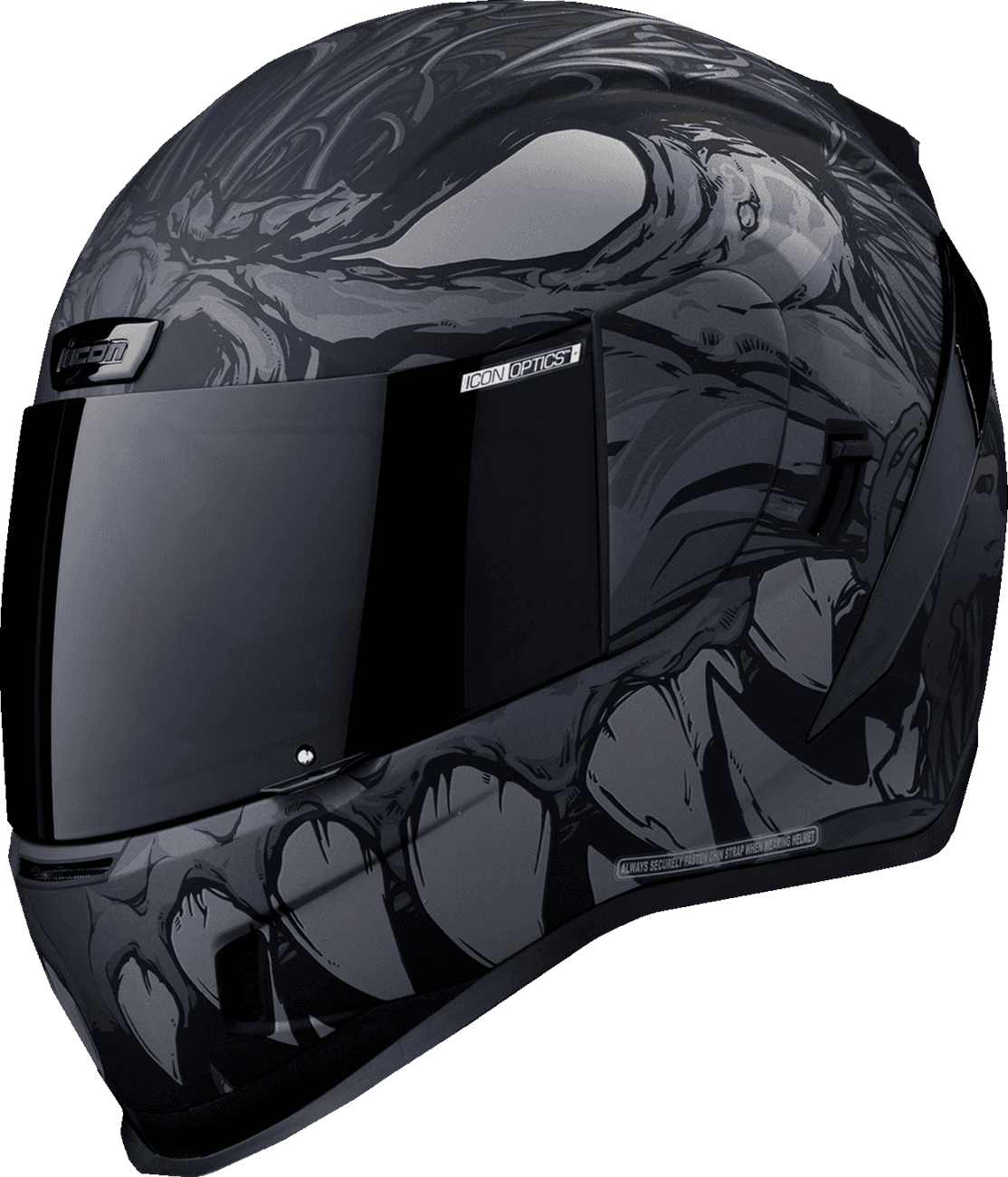 ICON 0101-17009 Airform™ Helmet - Manik'RR - MIPS® - Dark Black - 3XL