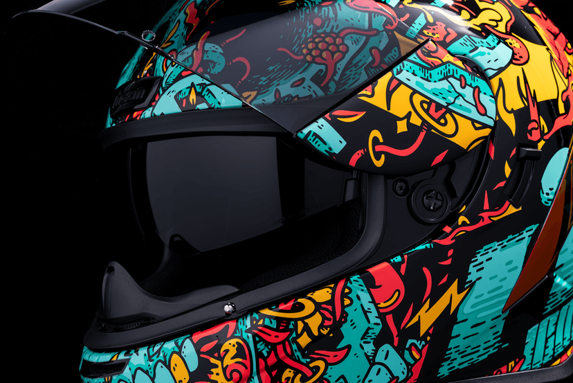 ICON 0101-17044 Airform™ Helmet - Munchies - MIPS® - Blue - XL — image 9 of 16