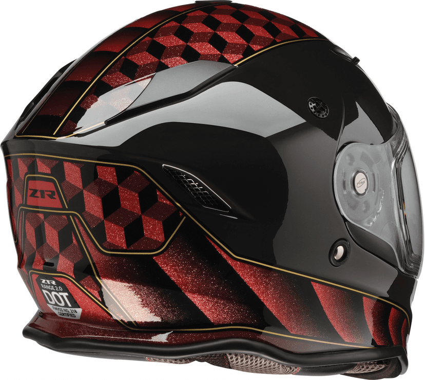 Z1R 0101-17101 Nemesis Helmet - Thunderbird - Red - XS — image 4 of 4