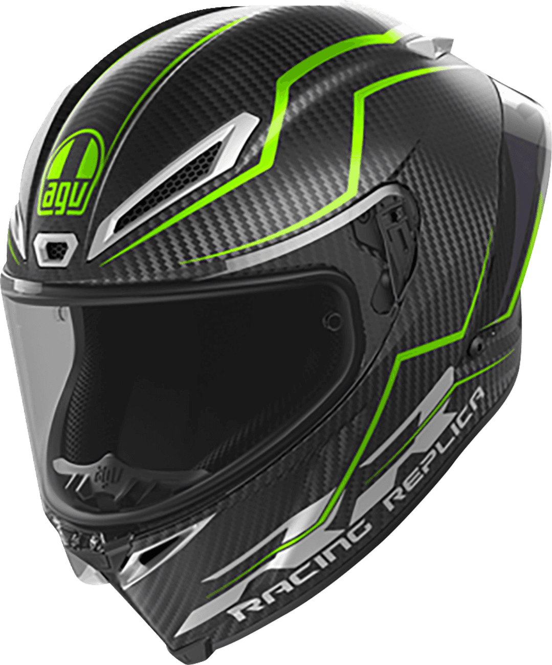 AGV 0101-17129 Pista GP RR Helmet - Performante - Carbon/Lime - 2XL