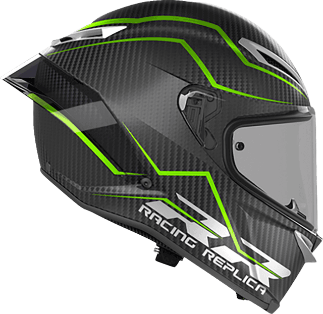 AGV 0101-17129 Pista GP RR Helmet - Performante - Carbon/Lime - 2XL — image 3 of 6