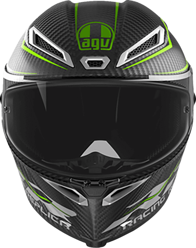 AGV 0101-17129 Pista GP RR Helmet - Performante - Carbon/Lime - 2XL — image 2 of 6