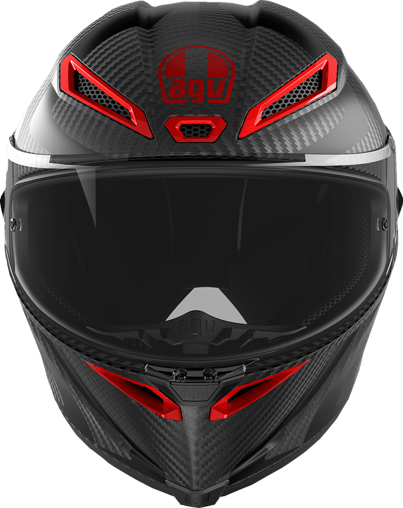 AGV 0101-17130 Pista GP RR Helmet - Intrepido - Matte Carbon/Black/Red - Small — image 2 of 5