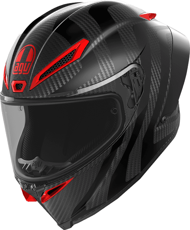 AGV 0101-17131 Pista GP RR Helmet - Intrepido - Matte Carbon/Black/Red - Medium — image 1 of 5