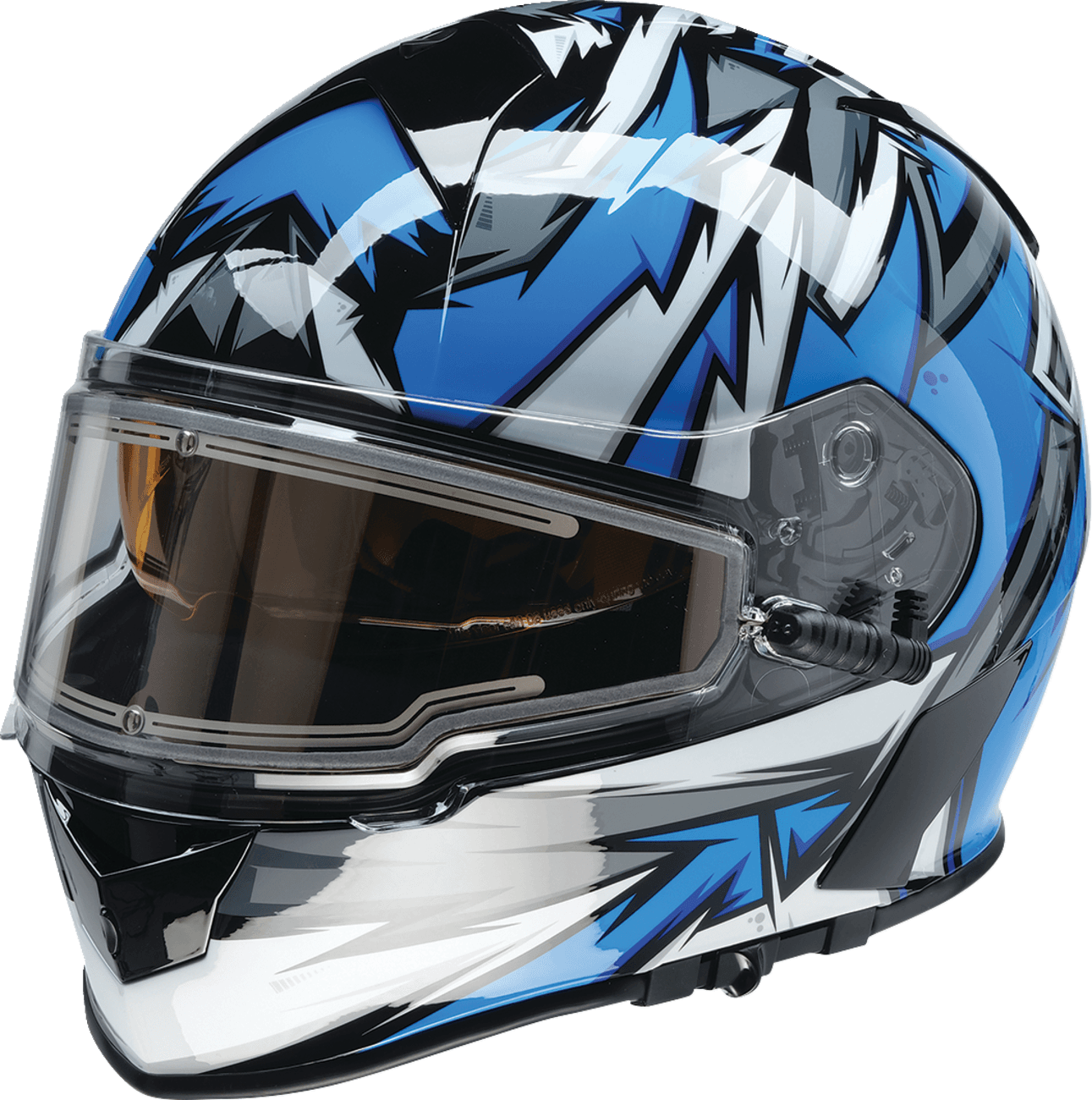 Z1R 0101-17199 Warrant Snow Helmet - Neuron - Blue/White - Medium