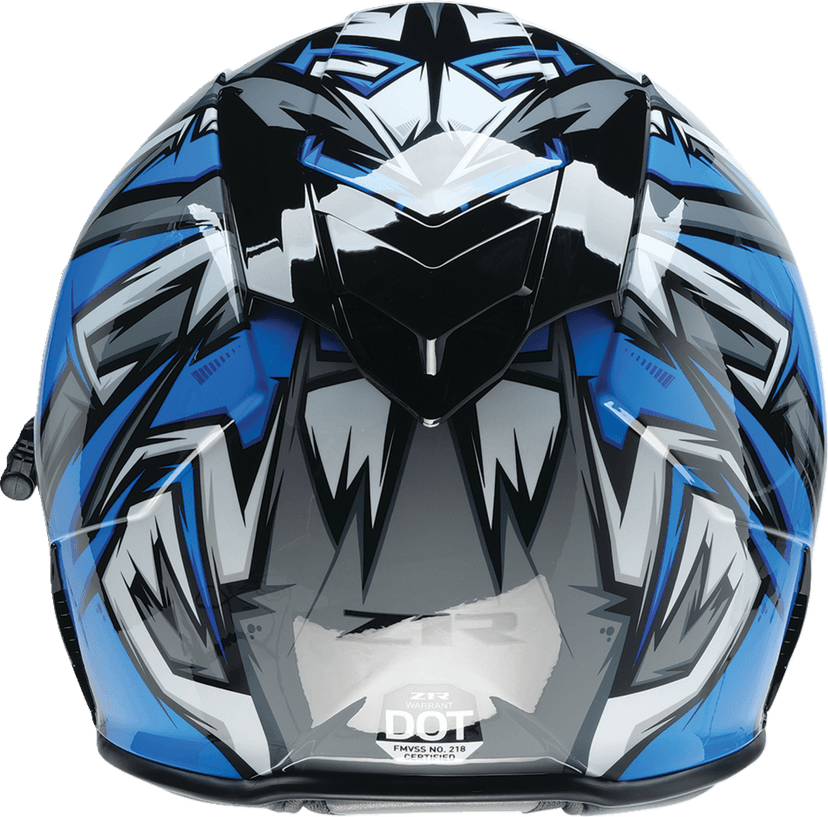 Z1R 0101-17199 Warrant Snow Helmet - Neuron - Blue/White - Medium — image 4 of 8