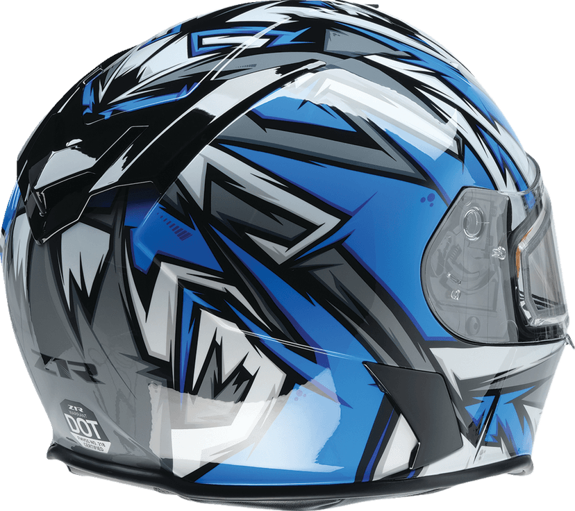Z1R 0101-17201 Warrant Snow Helmet - Neuron - Blue/White - XL — image 7 of 8