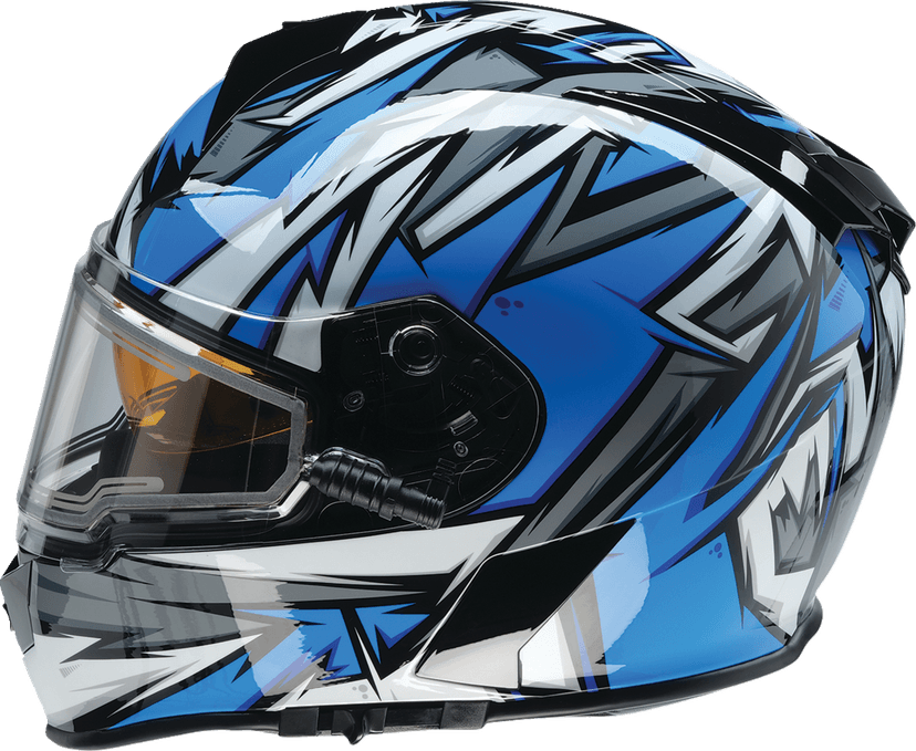 Z1R 0101-17202 Warrant Snow Helmet - Neuron - Blue/White - 2XL — image 2 of 8