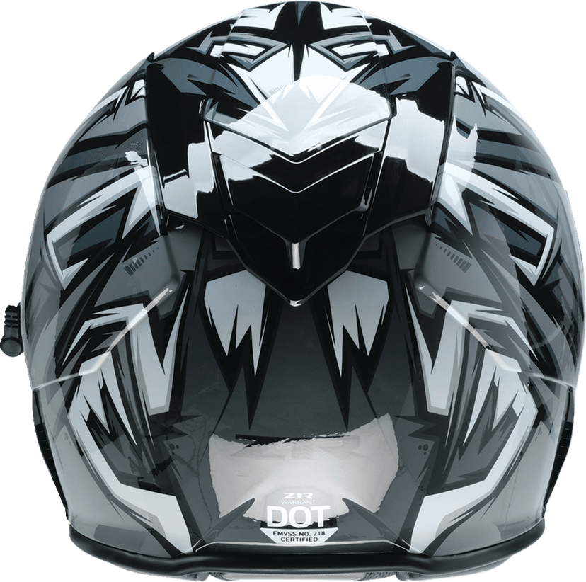 Z1R 0101-17206 Warrant Snow Helmet - Neuron - Gray/White - Large — image 7 of 8