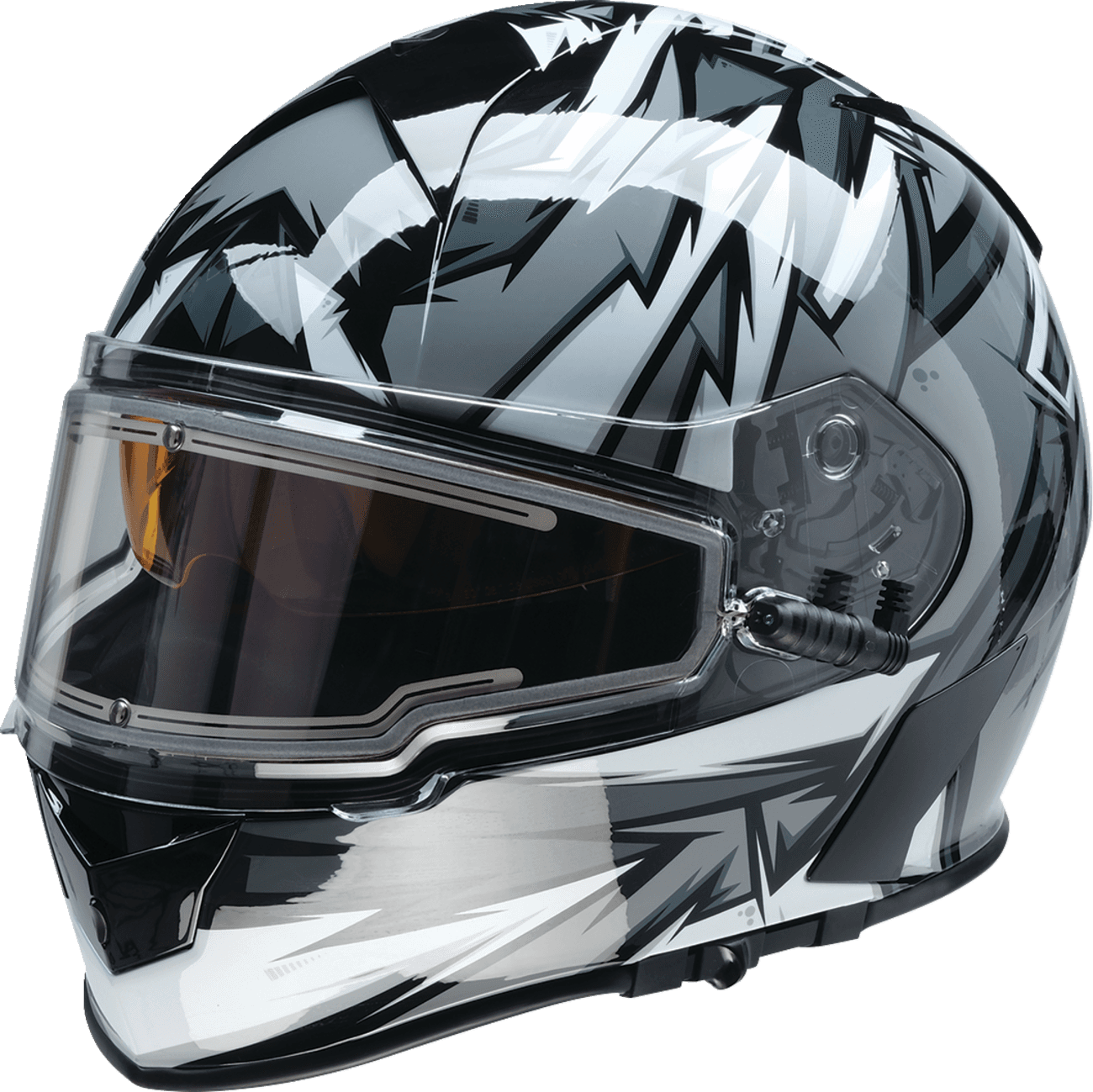 Z1R 0101-17207 Warrant Snow Helmet - Neuron - Gray/White - XL