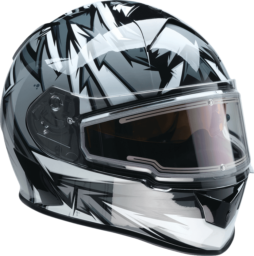 Z1R 0101-17208 Warrant Snow Helmet - Neuron - Gray/White - 2XL — image 3 of 8
