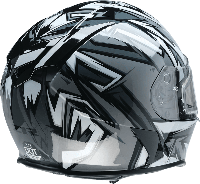 Z1R 0101-17208 Warrant Snow Helmet - Neuron - Gray/White - 2XL — image 2 of 8