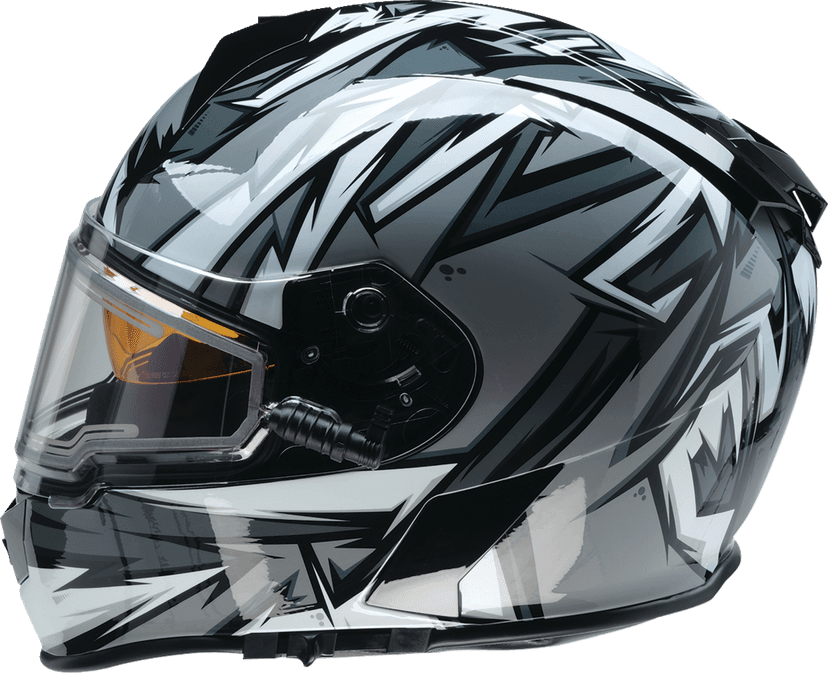 Z1R 0101-17208 Warrant Snow Helmet - Neuron - Gray/White - 2XL — image 8 of 8