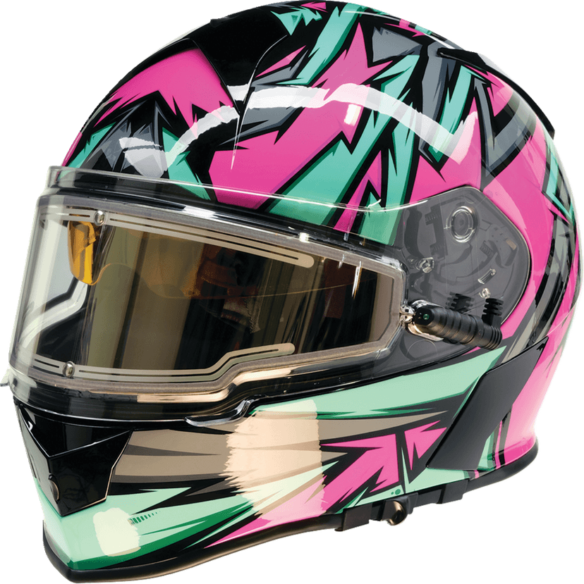Z1R 0101-17209 Warrant Snow Helmet - Neuron - Pink/Teal - XS — image 1 of 8