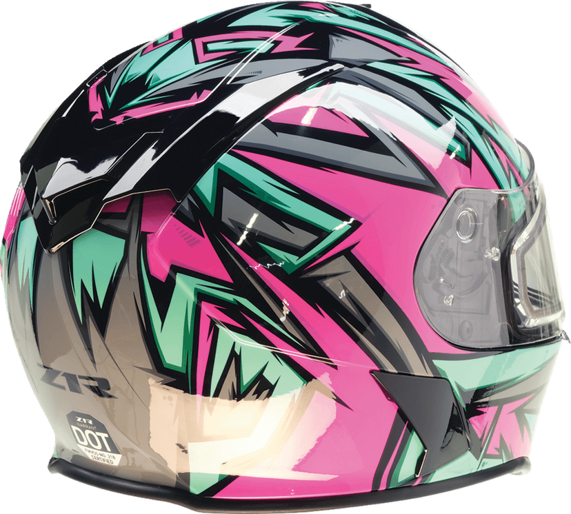 Z1R 0101-17210 Warrant Snow Helmet - Neuron - Pink/Teal - Small — image 6 of 8