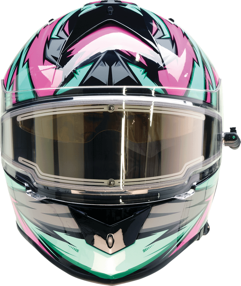 Z1R 0101-17211 Warrant Snow Helmet - Neuron - Pink/Teal - Medium — image 5 of 8